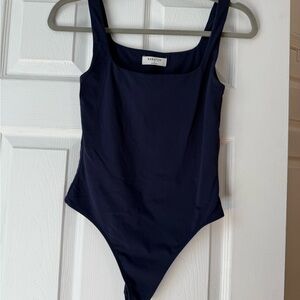 Babaton Navy Blue Bodysuit Size Small